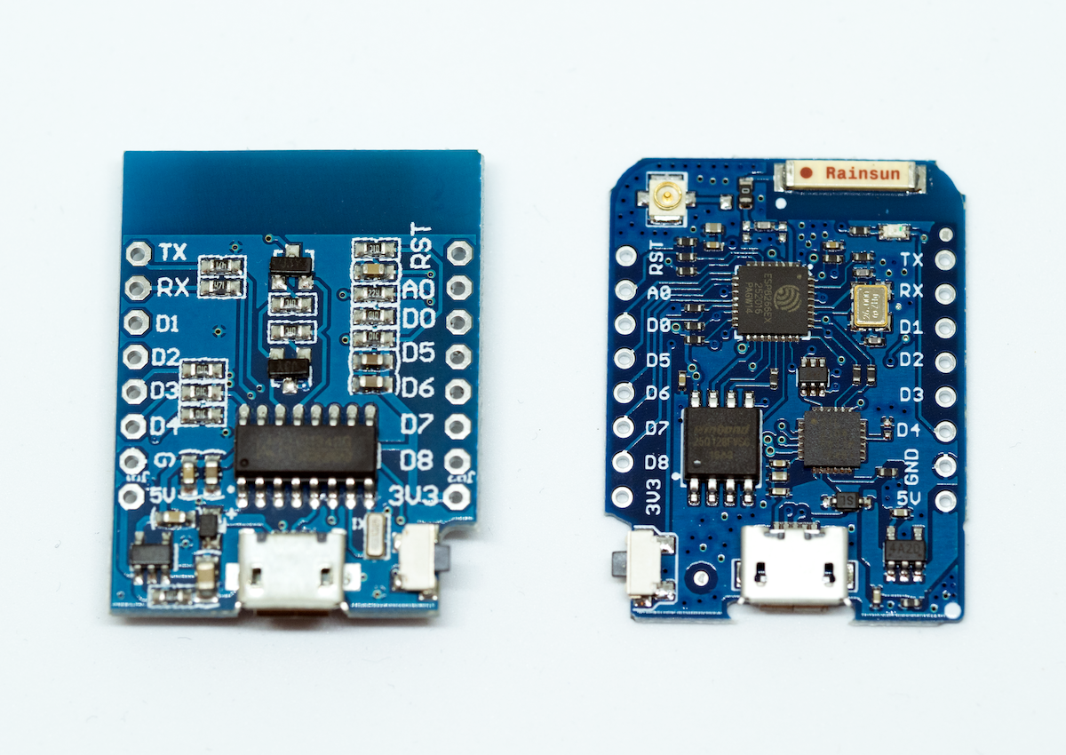 Getting started with WeMos D1 mini and WeMos D1 mini PRO